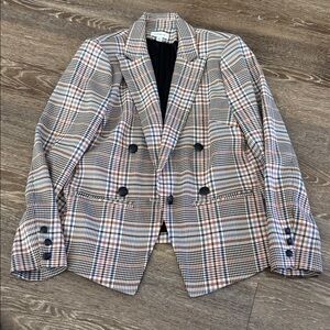 Evereve Multicolor Plaid Blazer